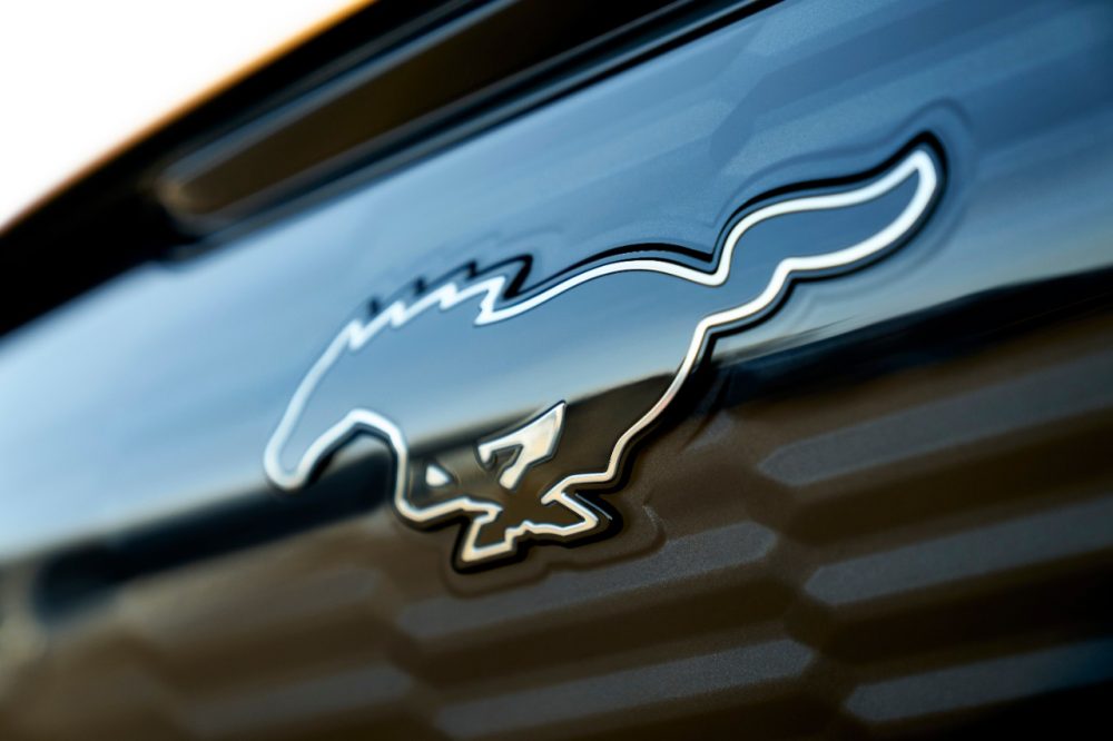 2021 Ford Mustang Mach-E GT pony emblem