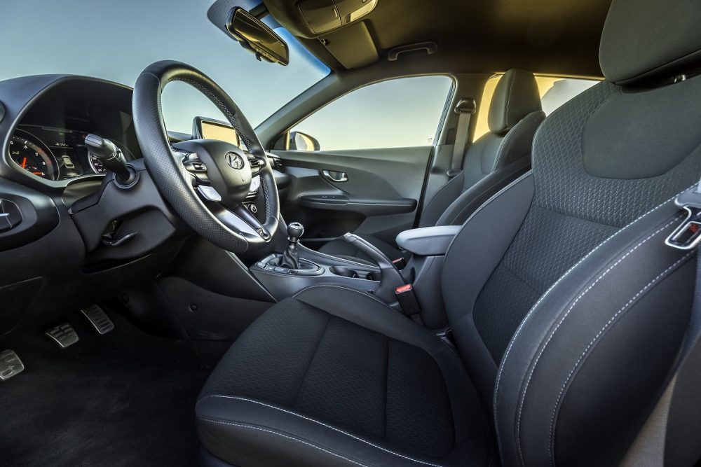 2021 Hyundai Veloster N front seats