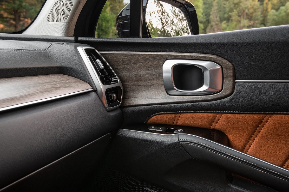 2021 Kia Sorento X-Line interior door trim