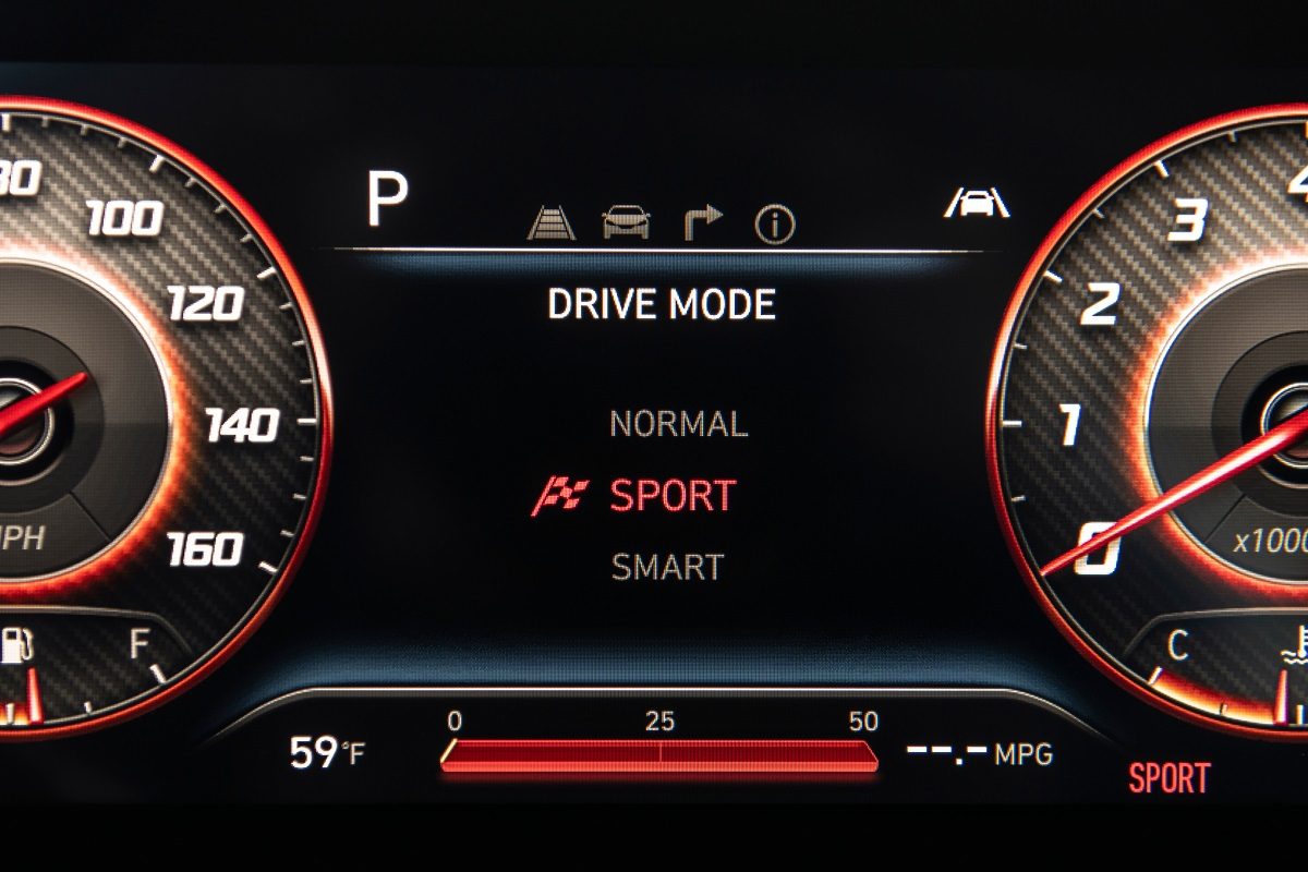 2022 Hyundai Santa Cruz digital instrument cluster