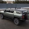 Rear side overhead view of 2024 GMC Hummer EV SUV