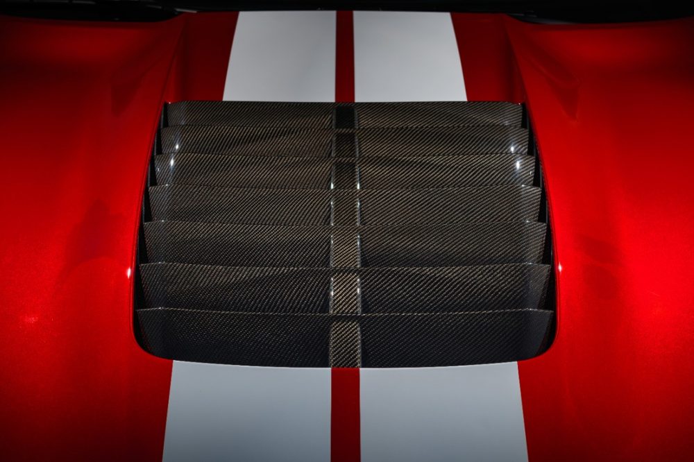 Carbon Fiber Hood Vent Mustang Shelby GT500