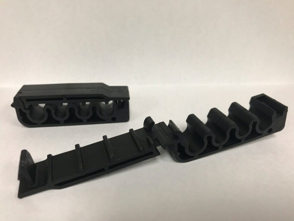 a fuel-line clip for the Ford F-250 made in collaboration with HP using 3D printing waste