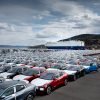 The first shipment of 953 Mustang Mach-E EVs arrived in Norway in April