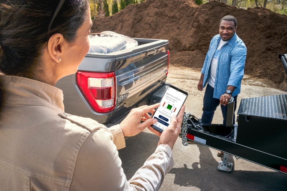 Ford Smart Hitch FordPass App interface