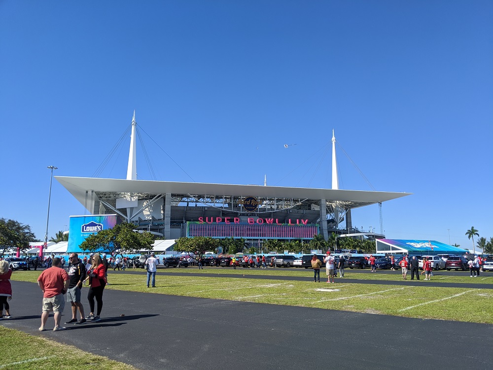 Hard Rock Stadium exterior