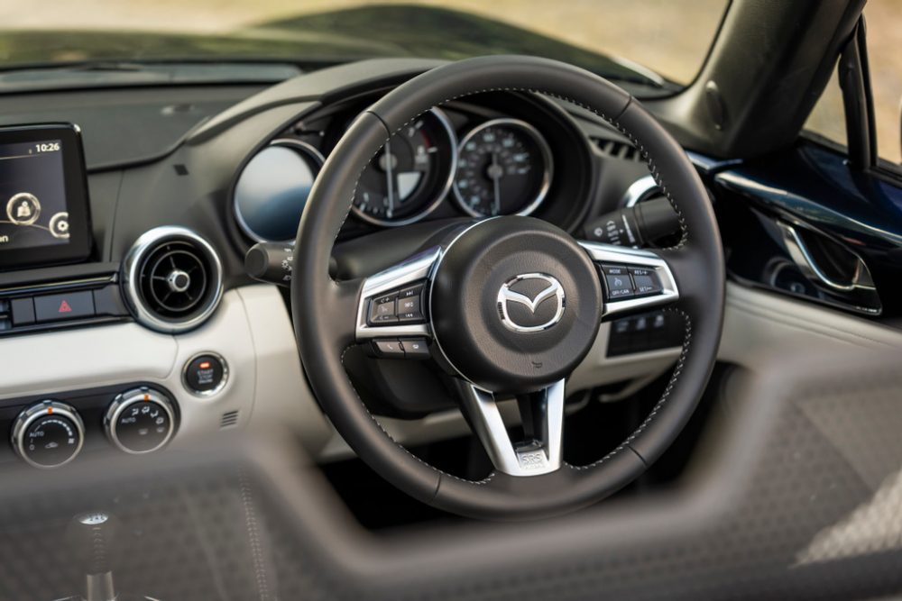 2021 Mazda MX-5 Miata steering wheel