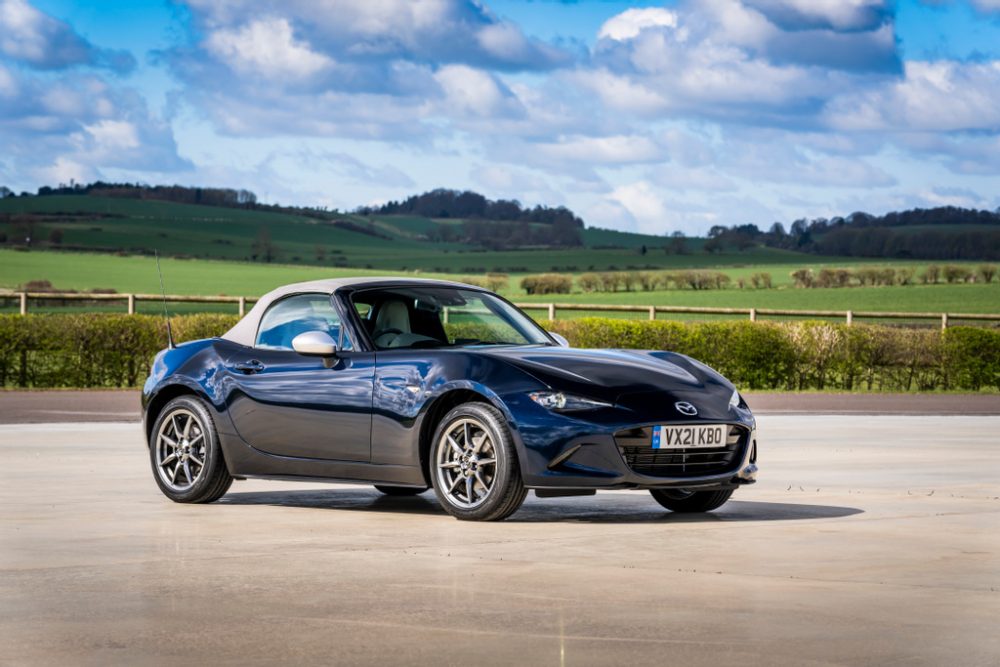 Front view of 2021 Mazda MX-5 Miata 