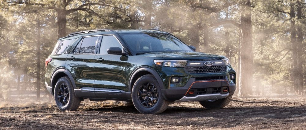 2021 Ford Explorer Timberline on the trail