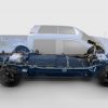 2022 Ford F-150 Lightning two-motor, four-wheel-drive setup'
