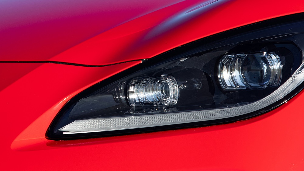 2022 Toyota GR 86 zoom-in headlight shot