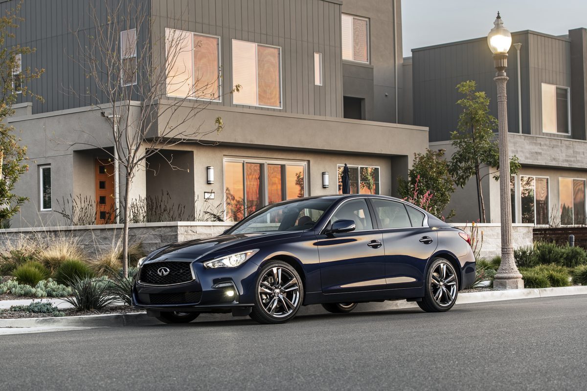 2021 Infiniti Q50 Signature Edition Front Angle