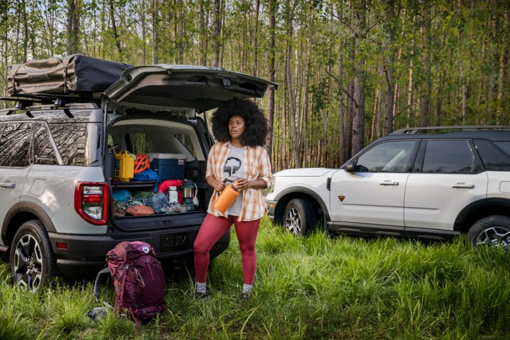 2021 Ford Bronco Sport We Do woman packing cargo area