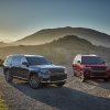 The 2021 Jeep Grand Cherokee L Summit Reserve and Grand Cherokee L Overland parked on a street