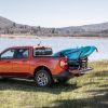 2022 Ford Maverick Lariat with 2.0-liter EcoBoost AWD in Hot Pepper Red FLEXBED