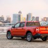 2022 Ford Maverick Lariat with 2.0-liter EcoBoost AWD in Hot Pepper Red