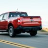 2022 Ford Maverick Lariat with 2.0-liter EcoBoost AWD in Hot Pepper Red