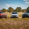 Trio of Ford Broncos at the Bronco Off-Roadeo in Texas