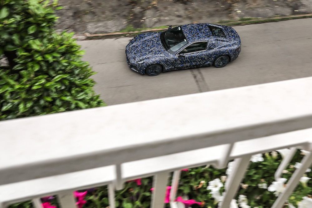 New Maserati GranTurismo overhead teaser shot