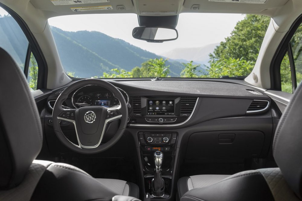 2022 Buick Encore steering wheel, dashboard, and touch screen