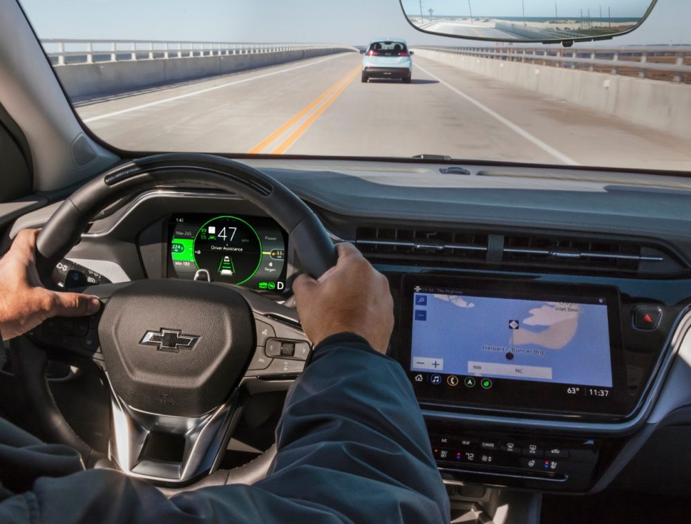 2022 Chevrolet Bolt EUV driver's side cockpit