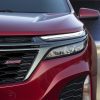 Close-up of 2022 Chevrolet Equinox RS grille and headlamps