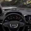 Steering wheel and dashboard of the 2022 GMC Terrain