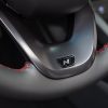 2022 Hyundai Kona N Line steering wheel detail and N branding