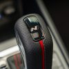 Close-up of 2022 Hyundai Kona N Line shifter with N branding