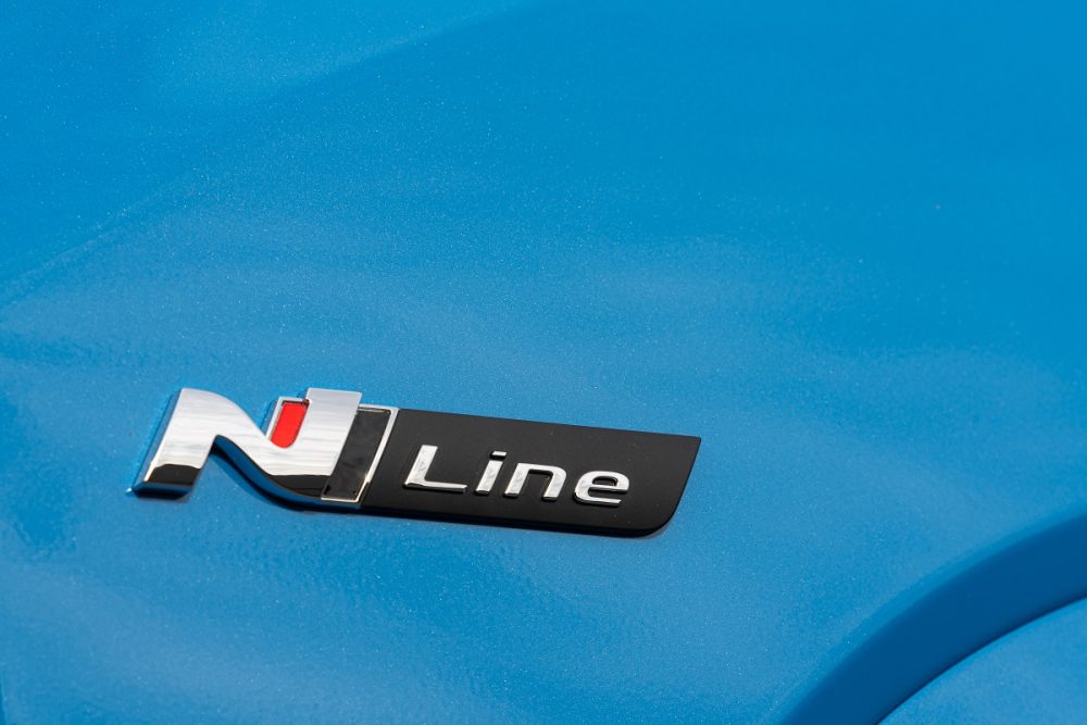 2022 Hyundai Kona N Line badge