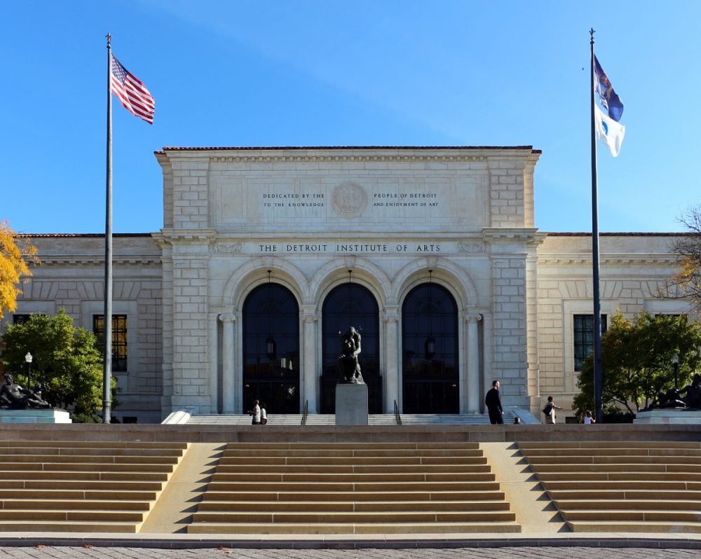 Detroit Institute of Arts building exterior and steps