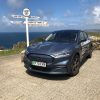 Guinness World Record-winning Mustang Mach-E at Land's End in England