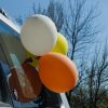 balloons on car decorated car birthday car