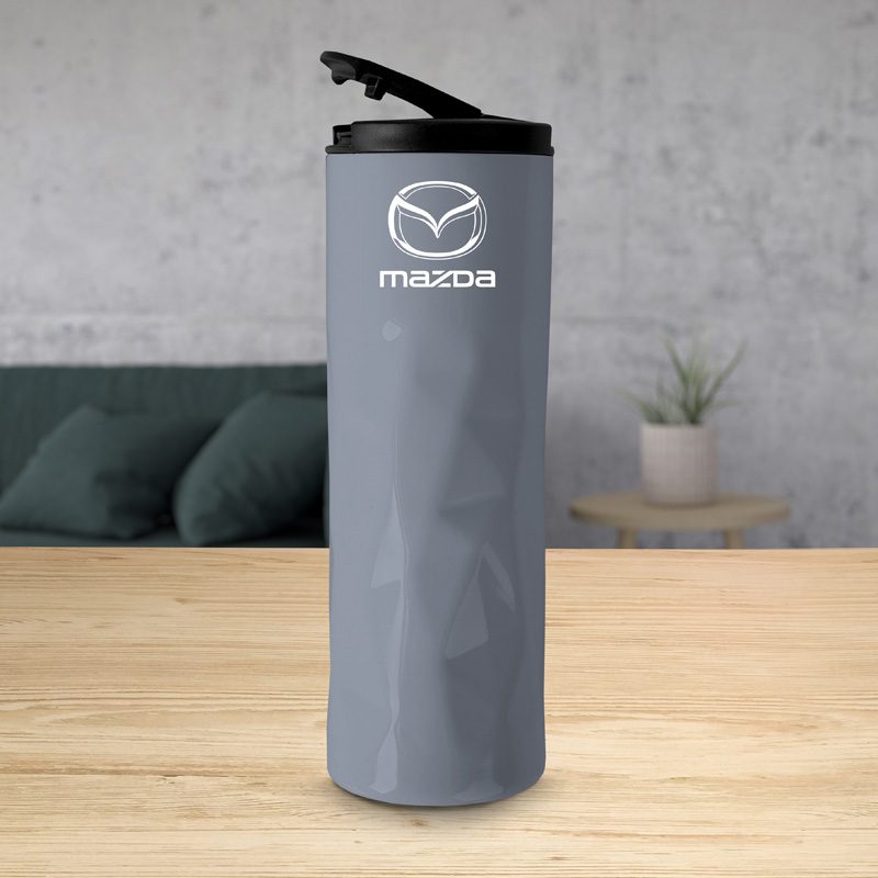 Mazda Compression Travel Mug - Gray