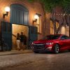 The 2019 Chevrolet Malibu RS on the street at night