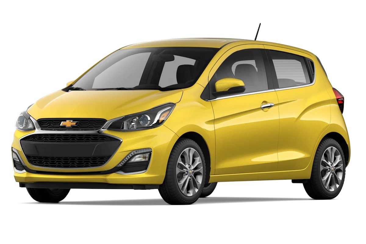 A Nitro Yellow 2022 Chevrolet Spark