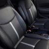 Close up of the Jet Black front seats in the 2022 Chevrolet Spark