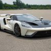 2022 Ford GT 64 Heritage Edition front angle on track