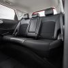 Black leather rear bench seat in the 2022 Kia Soul