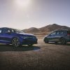 Exterior view of the 2022 Volkswagen Golf R and 2022 Volkswagen Golf GTI