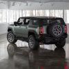 Rear exterior view of the 2024 GMC Hummer EV SUV