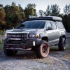 Slight side view of the GMC Canyon ATV OVRLANDX Concept truck