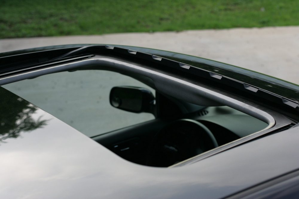 open car sunroof