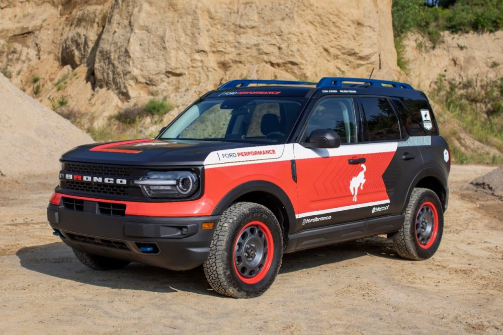 2021 Ford Bronco Sport that will run in the 2021 Rebelle Rally