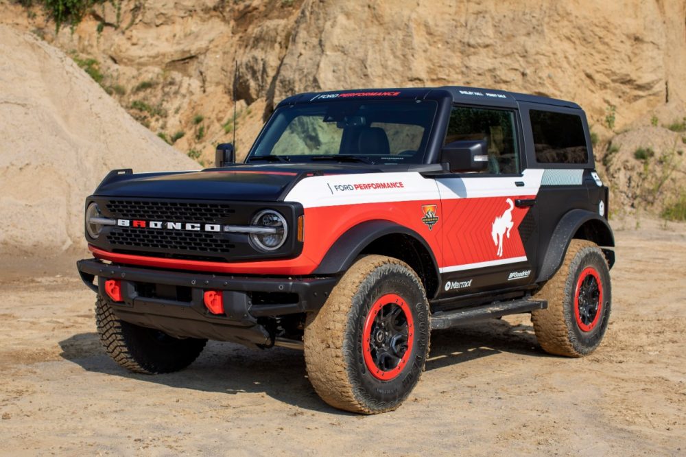 2021 Ford Bronco Two-Door that will run in the 2021 Rebelle Rally