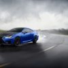 2022 Lexus RC F Fuji Speedway Edition racing down a track