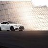 White 2022 Lexus RC F front side angle view