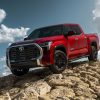 2022 Toyota Tundra Limited crawling down rocks