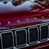 Close up of the 2022 Wagoneer grille