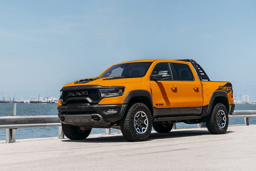 The 2022 Ram 1500 TRX Ignition Edition by the water